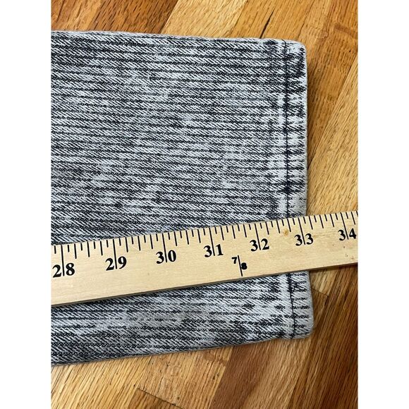 Wrangler Women's 7 Gray Pant Acid Wash Ankle Straight Leg Pinstripe 80s Retro - Picture 7 of 9